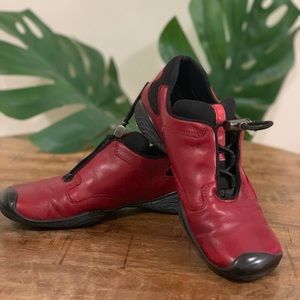Prada vintage toggle leather shoes